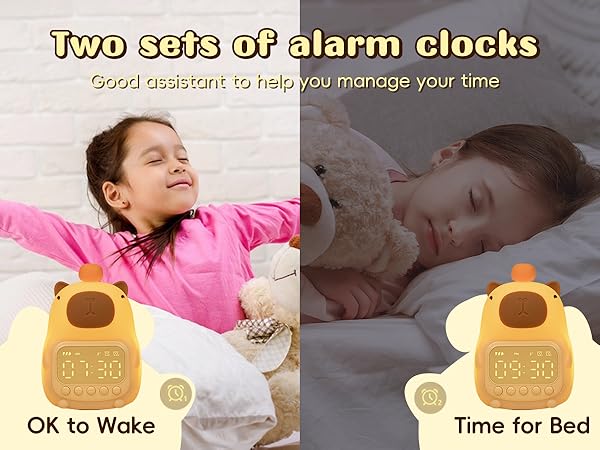 cute capybara alarm clock