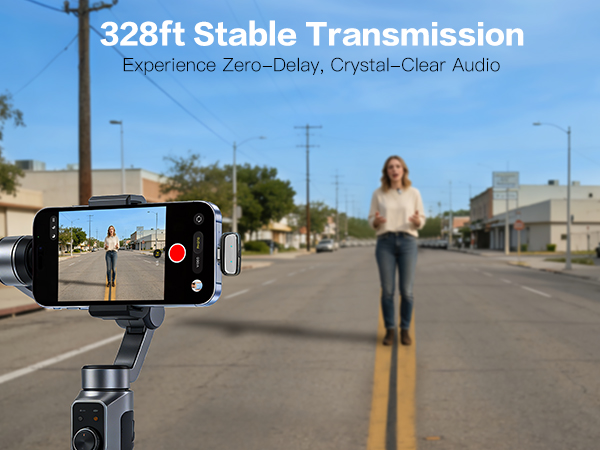 Wireless Lavalier Mic for iPhone/iPad/Android