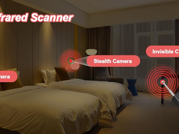 detector de camaras y microfonos ocultos prepared hero hidden camera detector rf detector