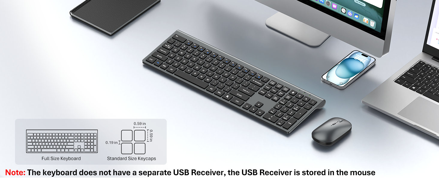wireless keyboard mouse combo