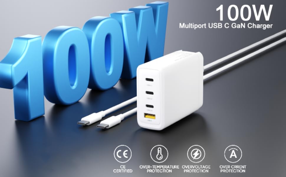 GaN 100W USB-C Laptop Charger