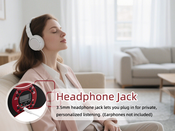 Portable CD Player Boombox