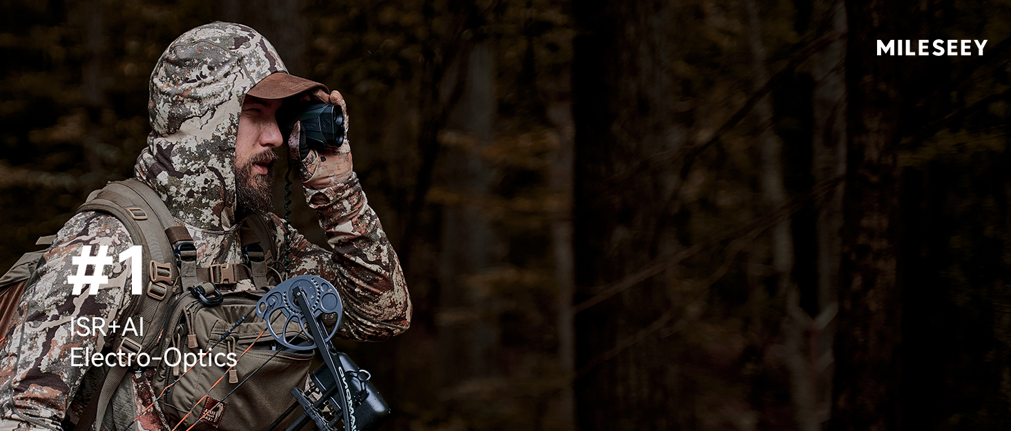 mileseey thermal monocular laser rangefinder night vision binoculars