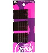 Goody Styling Essentials Bobby Pins, Black, 2 Inches, 60 Count (Pack of 1)