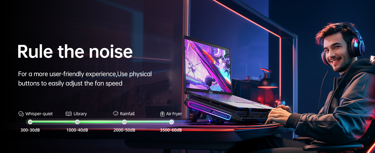 Rule the noise by action buttons