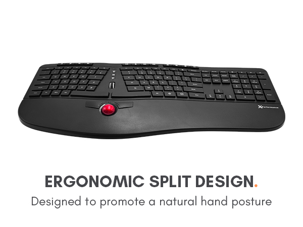 ergonomic split design