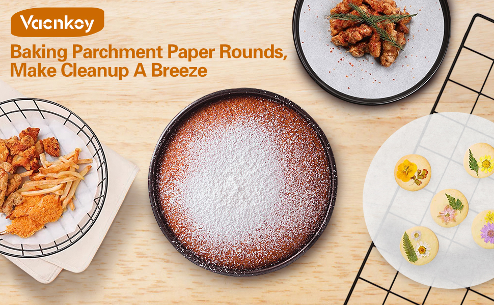 Round Unbleached Parchment Paper