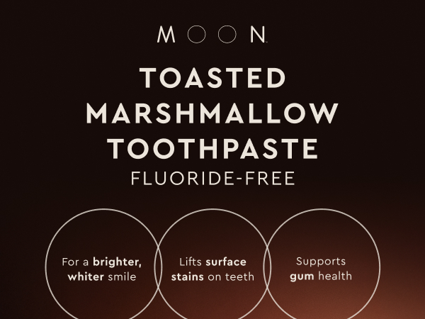 moon toasted marshmallow whitening toothpaste fluoride-free