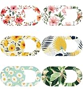 PRESSINART 8Pcs 8 Styles Daisy Camera Cover Slide Flowers 0.04 Inch Thin Privacy Guard Accessorie...