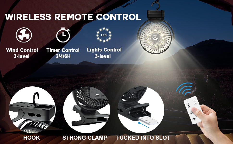 portable small desk fan with remote control ceiling fan clip fan rechargeable battery fan