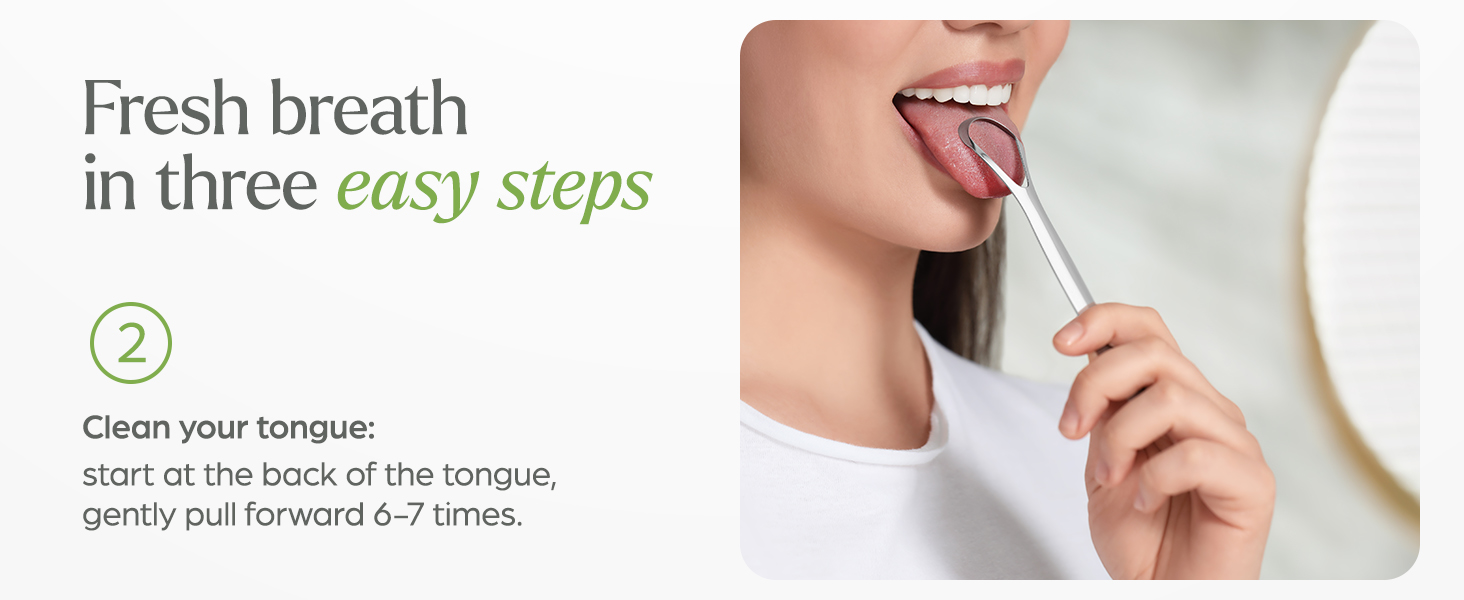 tongue scraper step 2