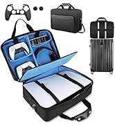 TECTINTER Carrying Case for PS5, Protective Travel Bag for PS 5 Console Controller, Large Capacit...