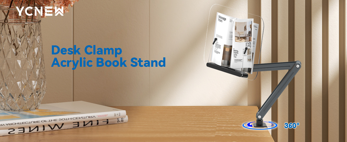 Acrylic book stand