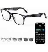 AI Smart Glasses for Men and Women, Bluetooth Sunglasses with Chat GPT and 164 Languages , Transl...