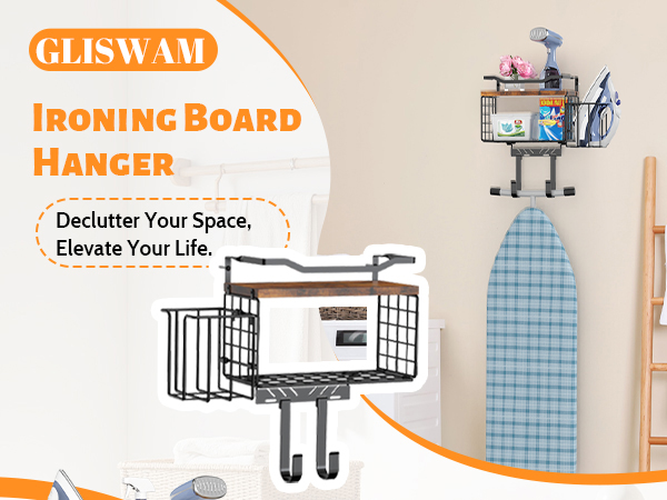 Ironing Board Hanger Wall Mount