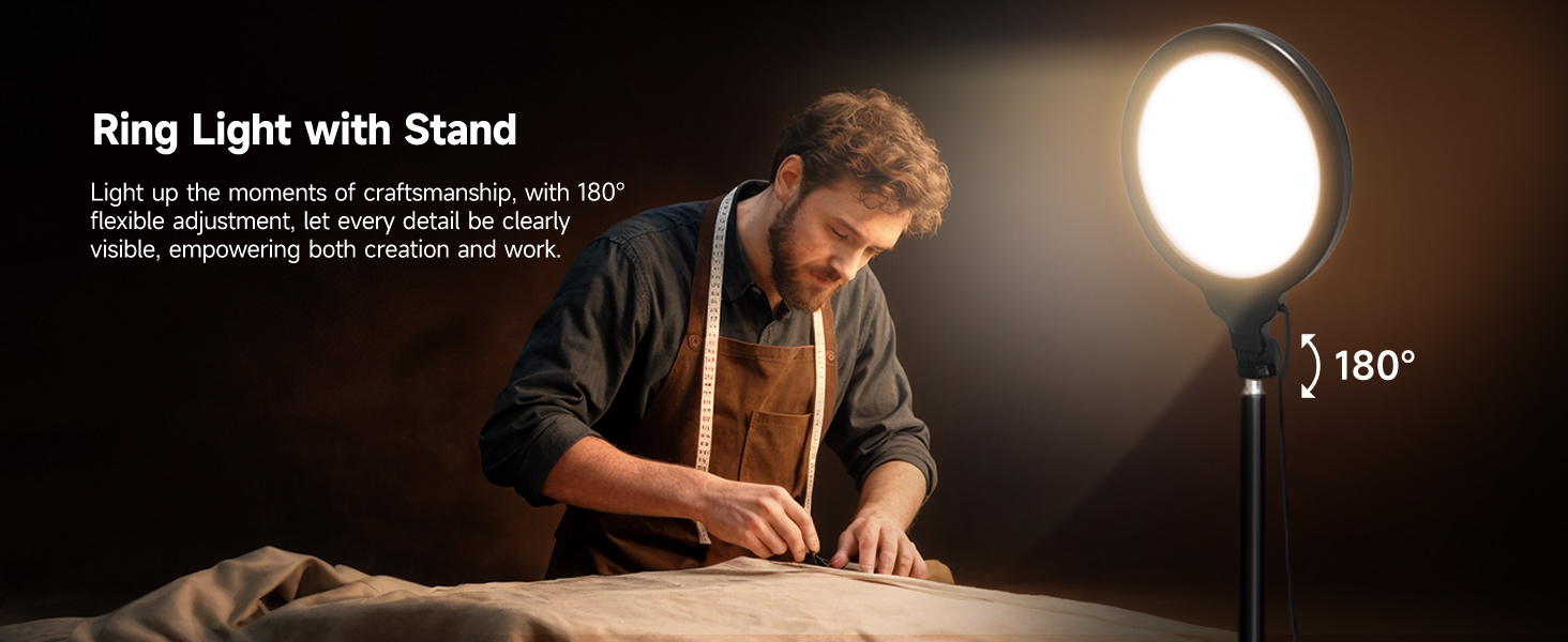 ring light with tripod