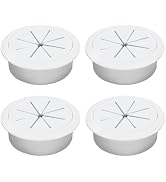 Desk Grommet 2" (50 mm), Desk Hole Cover for Cables White, Cable Grommet ABS Plastic, Desk Hole G...