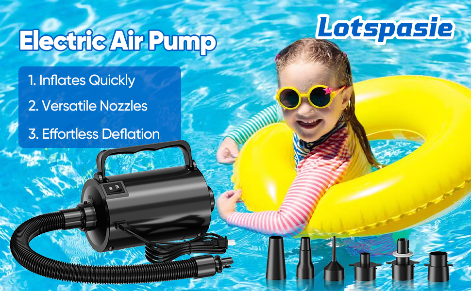 Lotspasie Air Pump Black