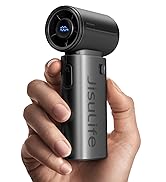 JISULIFE Handheld Fan Life9S, Turbo Power: High-Speed Motor, Up to 22H Runtime, 5000mAh Rechargea...