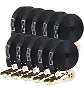 10 Pcs Ratchet Straps No Hook, Endless Ratchet Straps, 20 FT Ratchet Tie Down Straps Tie Down Rat...