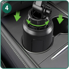 Cuxwill Car Truck Cup Holder Tablet Mount