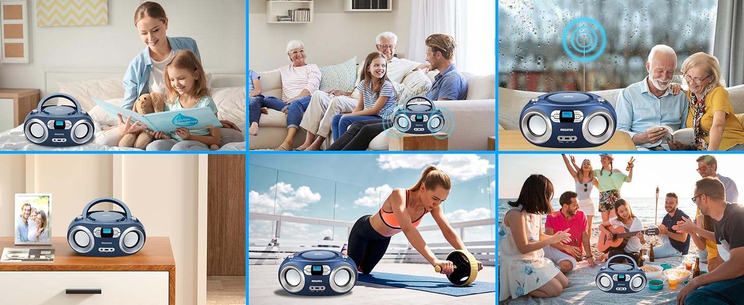 Megatek Stereo CD Boombox