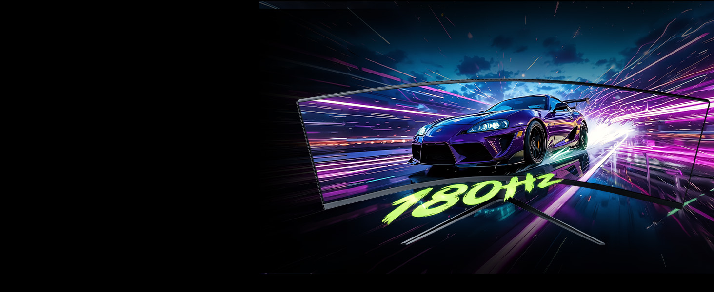 180hz gaming monitor curved