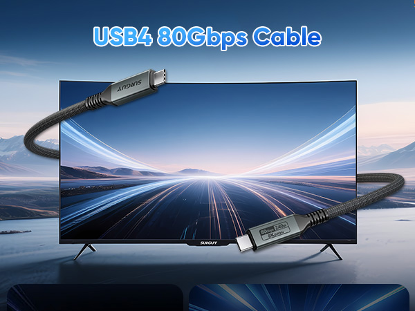 USB4 80Gbps Cable