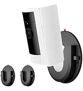 2 Pack Indoor Cam Adhesive Wall Mount Bracket for Ring,Strong VHB Stick On,No Drilling Camera Mou...
