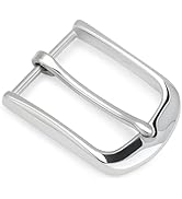 TYWestyles Heavy Duty Stainless Steel Belt Buckle - 1.5 Inch Polished Silver for Dress Casual &amp; Work