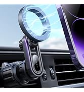 LISEN Fits MagSafe Car Mount for iPhone Holder 20 Strongest Magnets Magnetic Phone Holder for Car...
