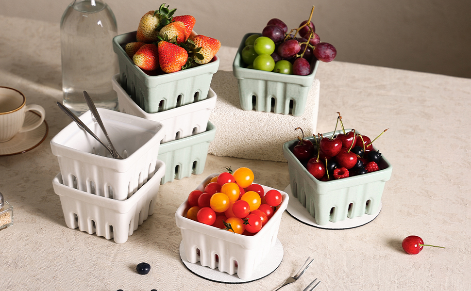 ceramic berry colander
