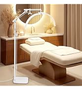 LIONVISON Lash Light for Eyelash Tech: Foldable Half Moon LED Lamp with Phone Holder for Eyelash ...