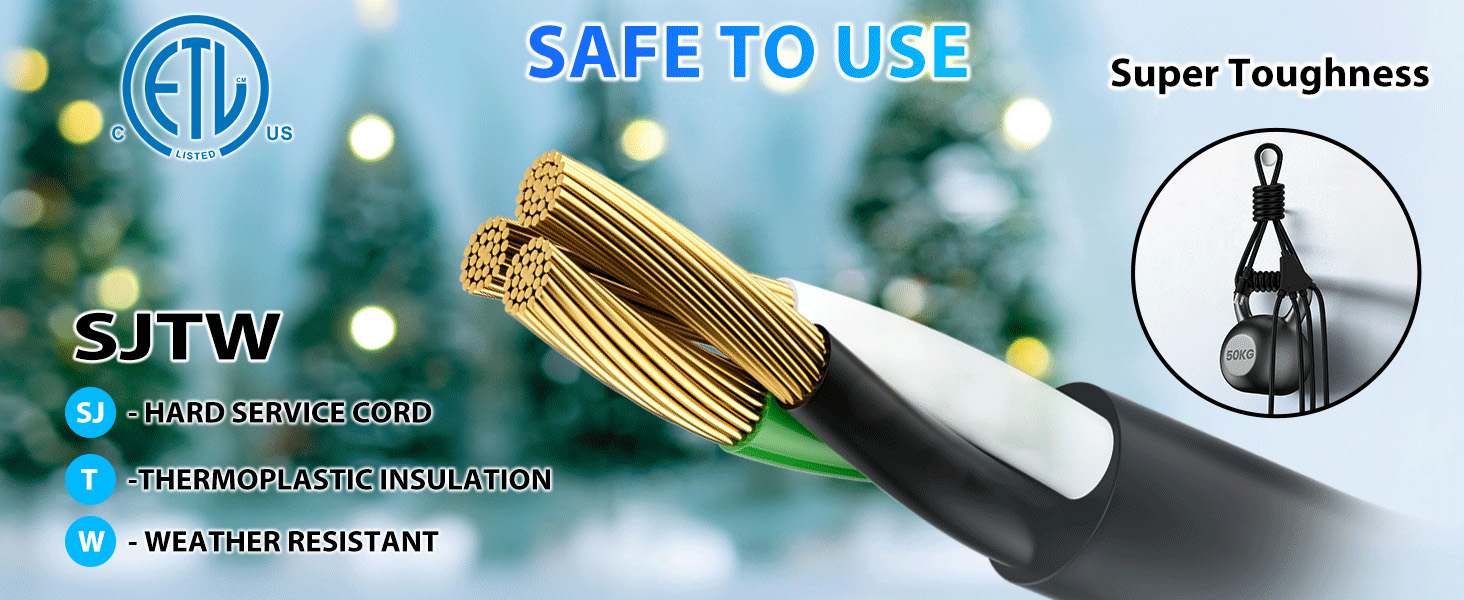 1 to 4 splitter Extention cord