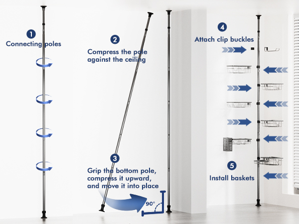 shower shelf for inside shower
