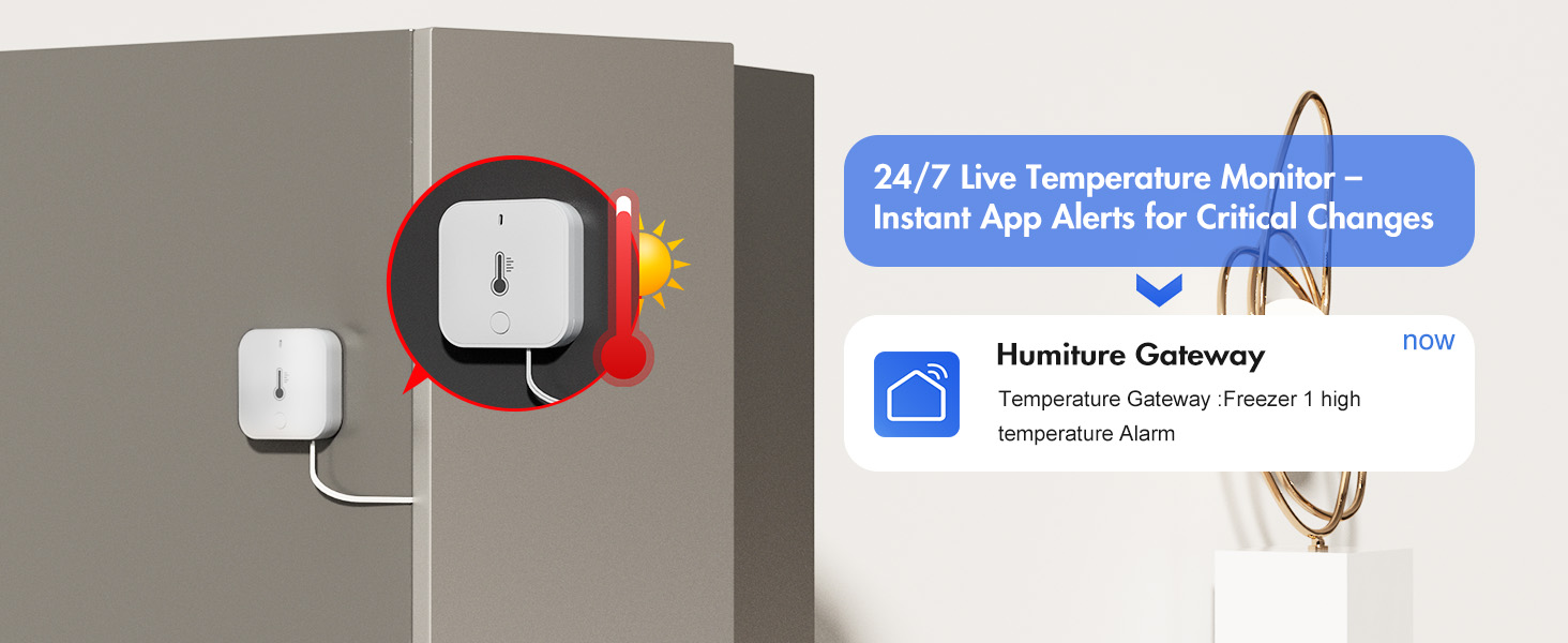 freezer thermometer with alarm