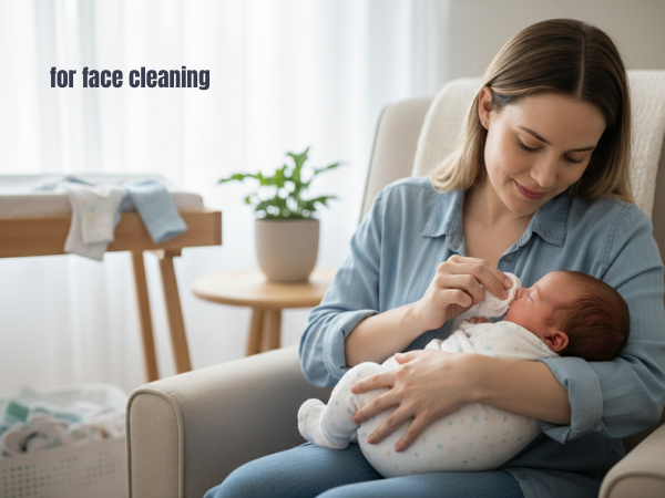 Baby water wipes for diaper changes, hands and face, suitable for everyday use