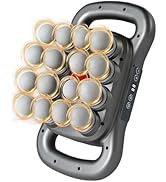 Back Massager for Relief Deep Tissue with Heat, 16 Heads Hands-Free Electric Back Massager, with ...