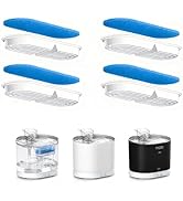 Filter Replacement for FT888 Pet Water Fountains, 8 Filters Included, 4-Stage Filtration – Filter...