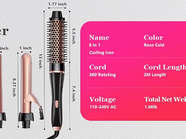 1 1/4 inch Curling Iron