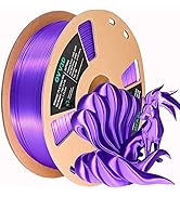 OVV3D Silk PLA Filament 1.75mm, Upgrade Purple PLA Filament 3D Printer Filament, Silk Purple 3D P...