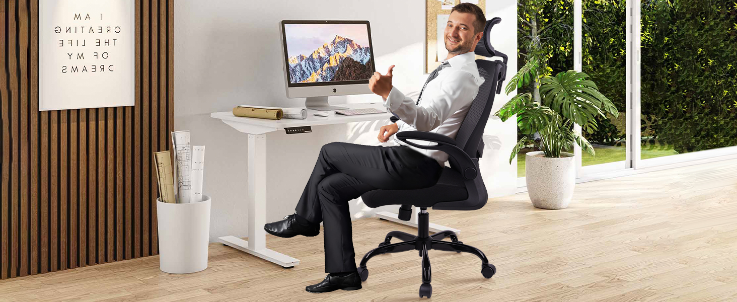 CLATINA Office Chair Ergonomic Mesh Desk Chair