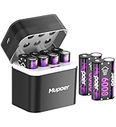 Mupoer Rechargeable AA Batteries Lithium for Xbox Controller 6000mWh,6Pack Xbox Controller Batter...