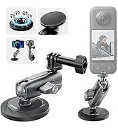 TELESIN 360 Magnetic Mount Magnet Metal Mounts for Go Pro Insta 360 Accessory, Quick Release Car ...