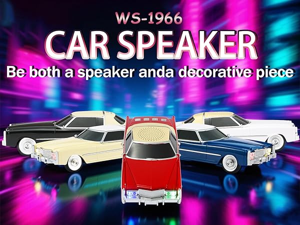 WS-1966 Classic Car Style Bluetooth Speaker