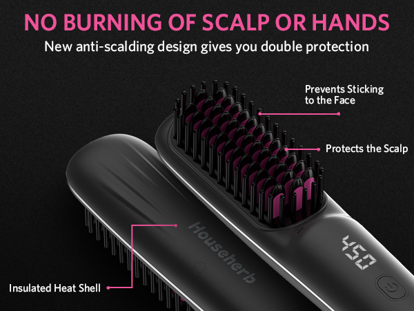 NO BURNING OF SCALP OR HANDS