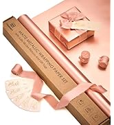 Vitalizart Pink Matte Metallic Wrapping Paper Set 17