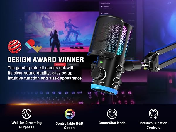 gaming microphone kit
