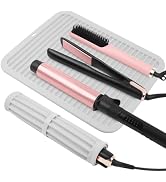 WRORUNER Oversize Silicone Heat Resistant Mat, Professional Hot Hair Tools Mat for Curling Iron, ...