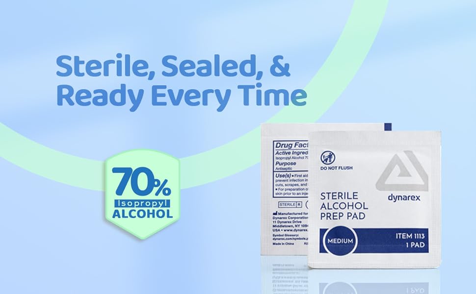 sterile individually packed packaged travel friendly on the go